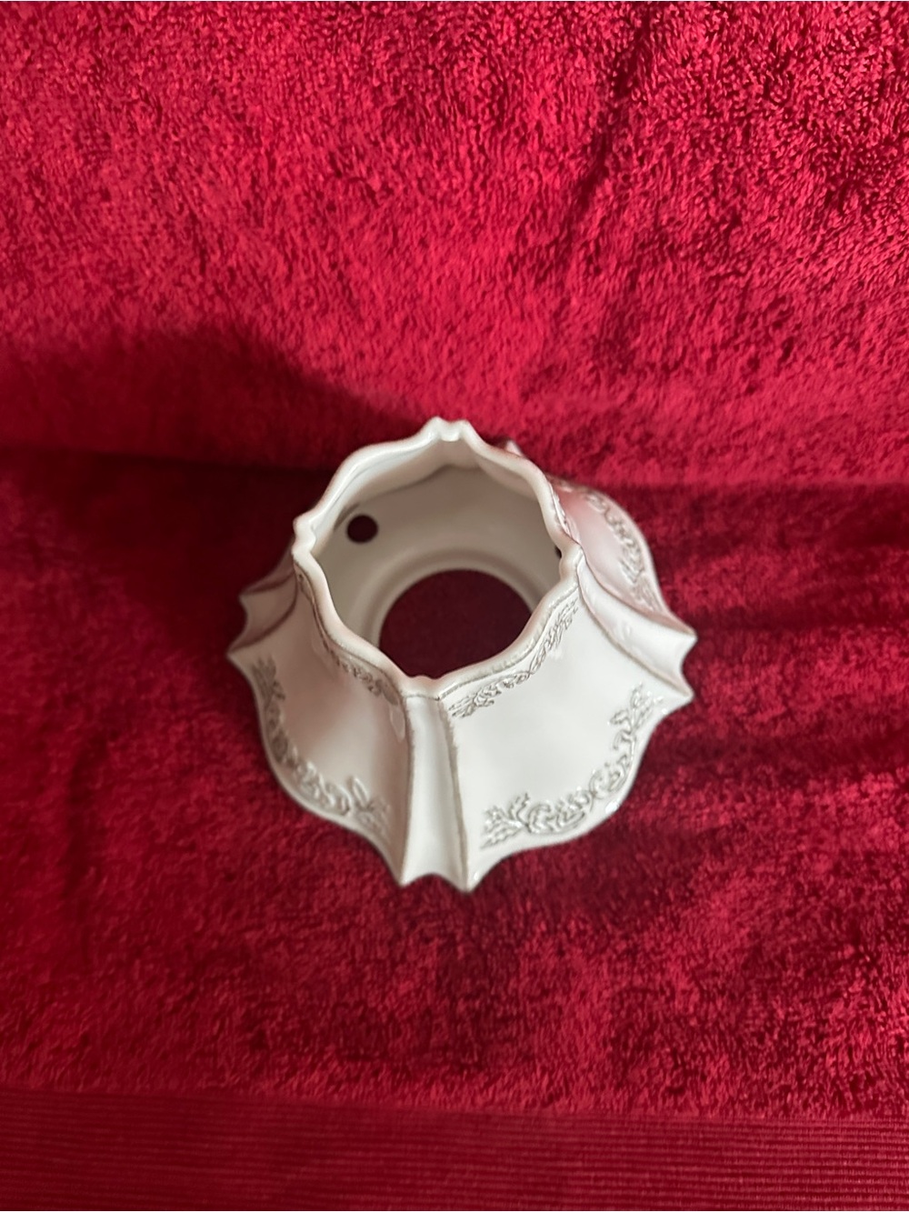 The White Barn Co. Ceramic Porcelain Candle Shade - Picture 2 of 5